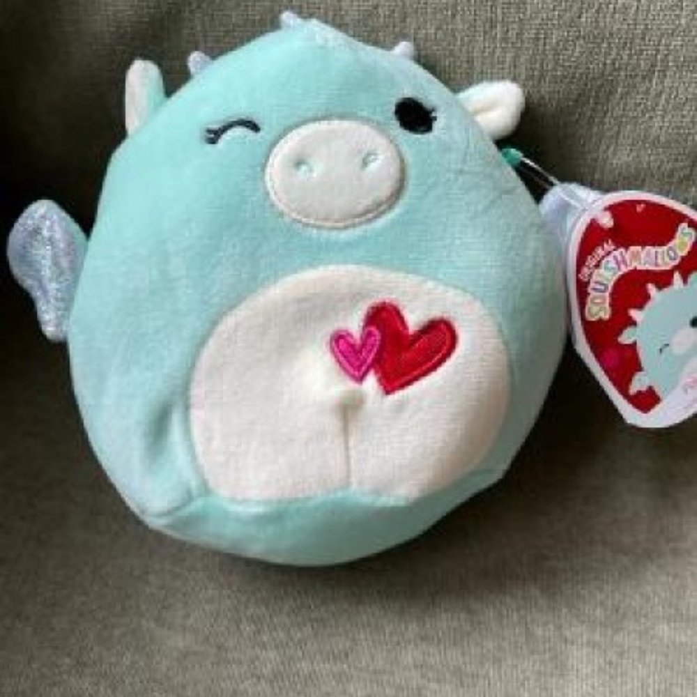Squishmallow 5" Palasha Dragoon 2022 Valentine Series